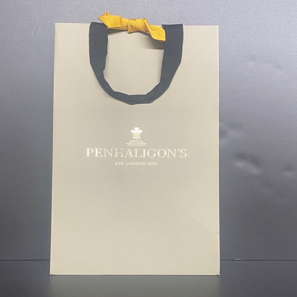 Penhaligon’s Gift Bag and Printed Hankie Scarf Square (RARE)